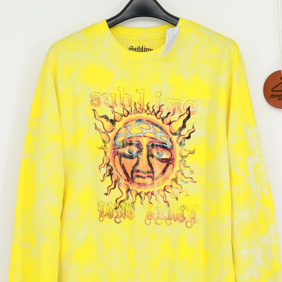 SUBLIME UNISEX TIE DYE CREWNECK SWEATSHIRT - Picture 6 of 7